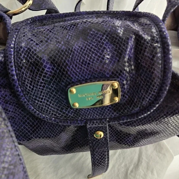 Purple Michael Kors Satchel EUC - Picture 10 of 16
